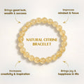Wealth Attraction Bracelets | Natural Citrine & Pyrite Bracelet Duo (Use Code: DUO15 to Get 15% Off)