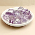 High Grade Amethyst 'Rose de France' Tumble Stone | Calm | Tranquility | De-stress