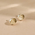 Libyan Desert Glass Oval/Round Studs | TRANSFORMATION | ABUNDANCE | INSPIRATION