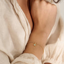 The 'Sunburst' Gold Aquamarine Bracelet