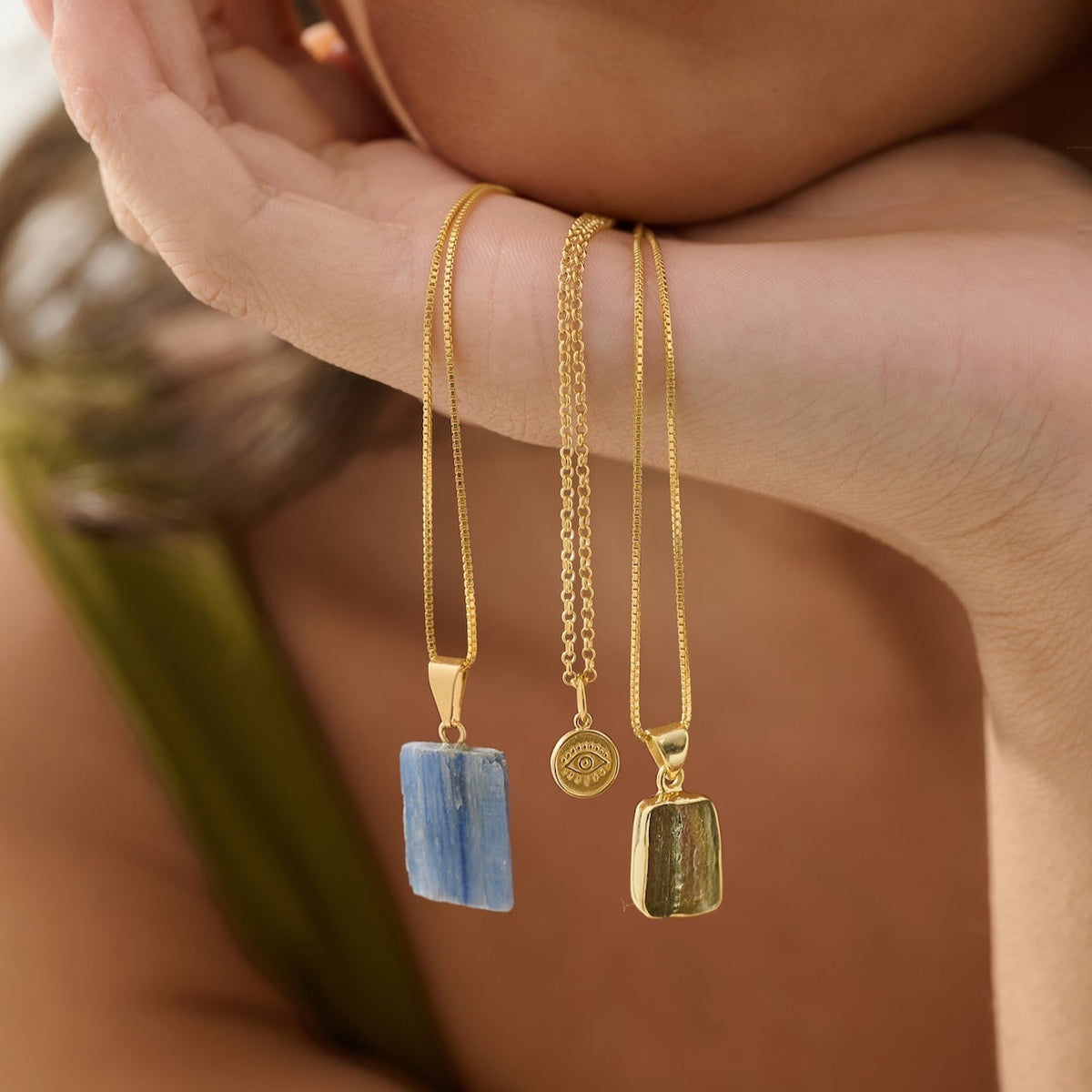 The 'Awaken' Eye Charm Layering Necklace