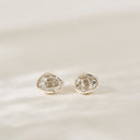 Awaken herkimer diamond silver earrings