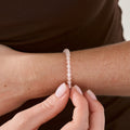 Rose Quartz Faceted Bracelet | Love | Self worth | Healing