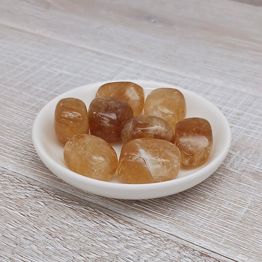 Honey Calcite Tumble Stone