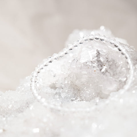 Clear Quartz Faceted Bracelet | Spiritual growth | Purification | 'Master Healer'