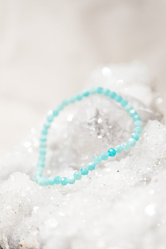 Amazonite Faceted Bracelet | Courage | Confidence | Power