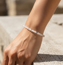 Herkimer Diamond Faceted Bracelet Transformation | Manifestation | Ascension