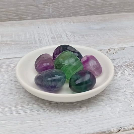 Rainbow Fluorite Tumble Stone