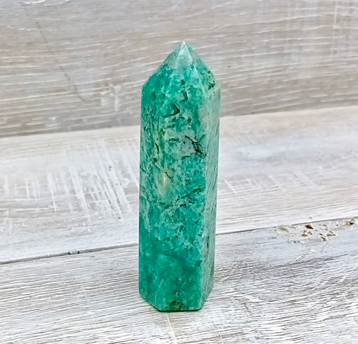 Amazonite Generator Tower Point "The COURAGE stone"