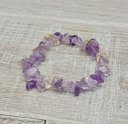 Ametrine Chip Bracelet "The CREATOR stone"