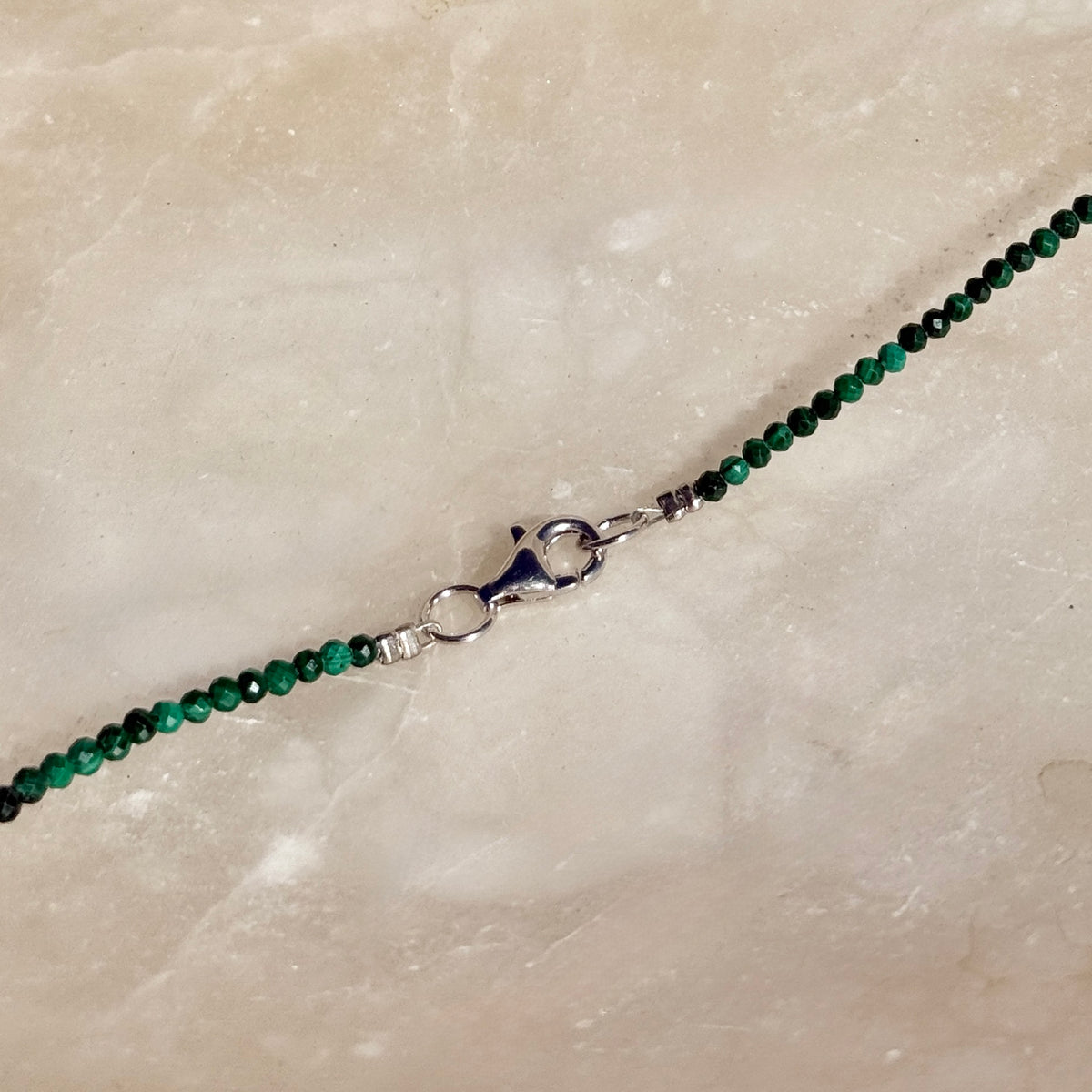 Malachite Bead Necklace | Transformation | Change | Heart Healing