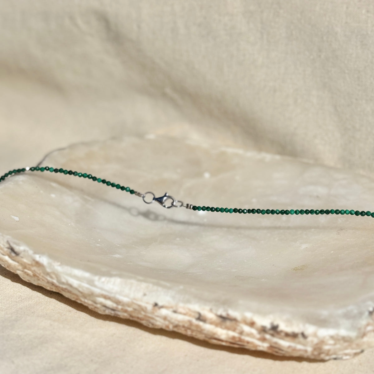 Malachite Bead Necklace | Transformation | Change | Heart Healing