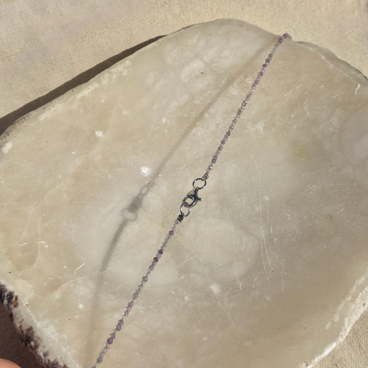 Fluorite Bead Necklace | Clarity | Overthinking | Awareness