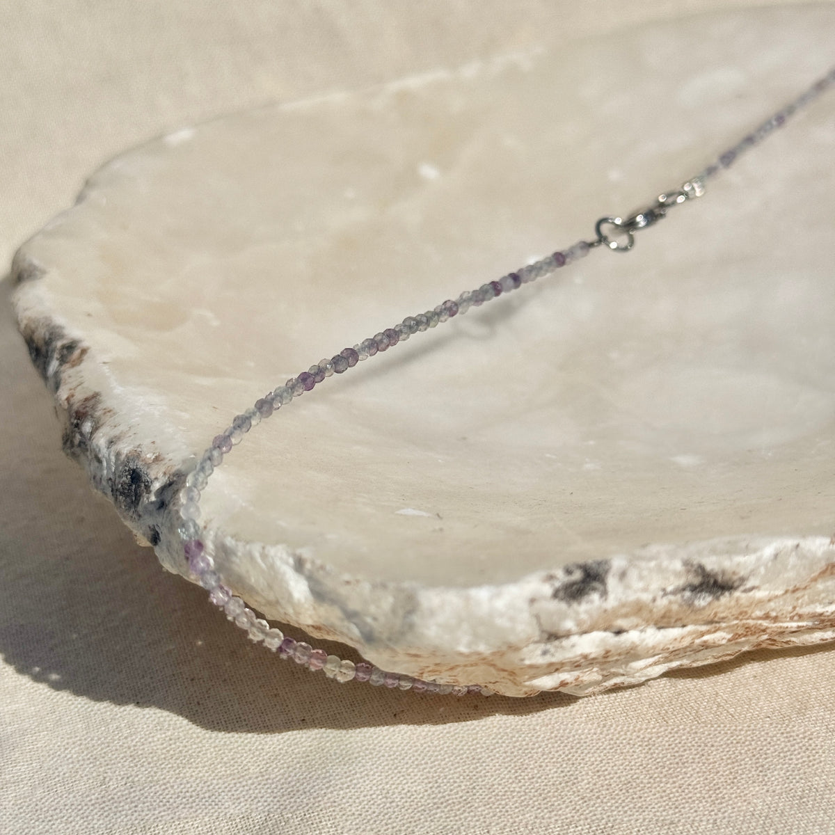 Fluorite Bead Necklace | Clarity | Overthinking | Awareness