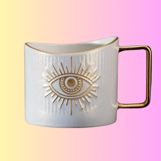 Luxury 'SPIRITUAL GODDESS' Golden Embellished Mugs