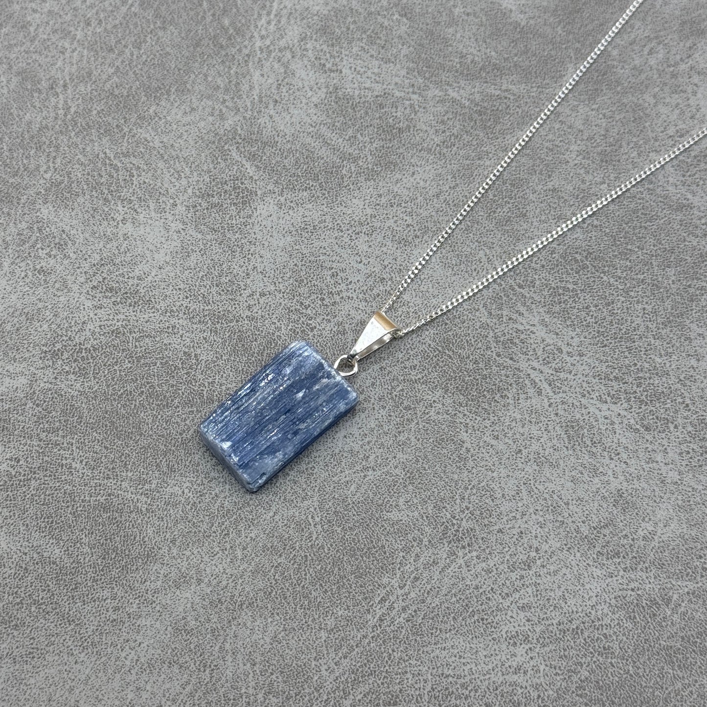 Sterling Silver Blue Kyanite Necklace | INNER POWER | AUTHENTICITY | CONFIDENCE