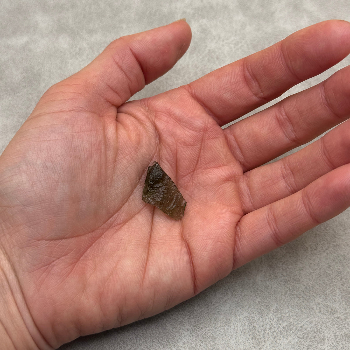 Moldavite rough Chlum Czech Republic