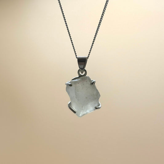 Sterling Silver 925 Libyan Desert Glass Necklace | TRANSFORMATION | ABUNDANCE | INSPIRATION