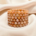 Peach Moonstone Bracelet | Intuition | Divine Feminine | Motherhood