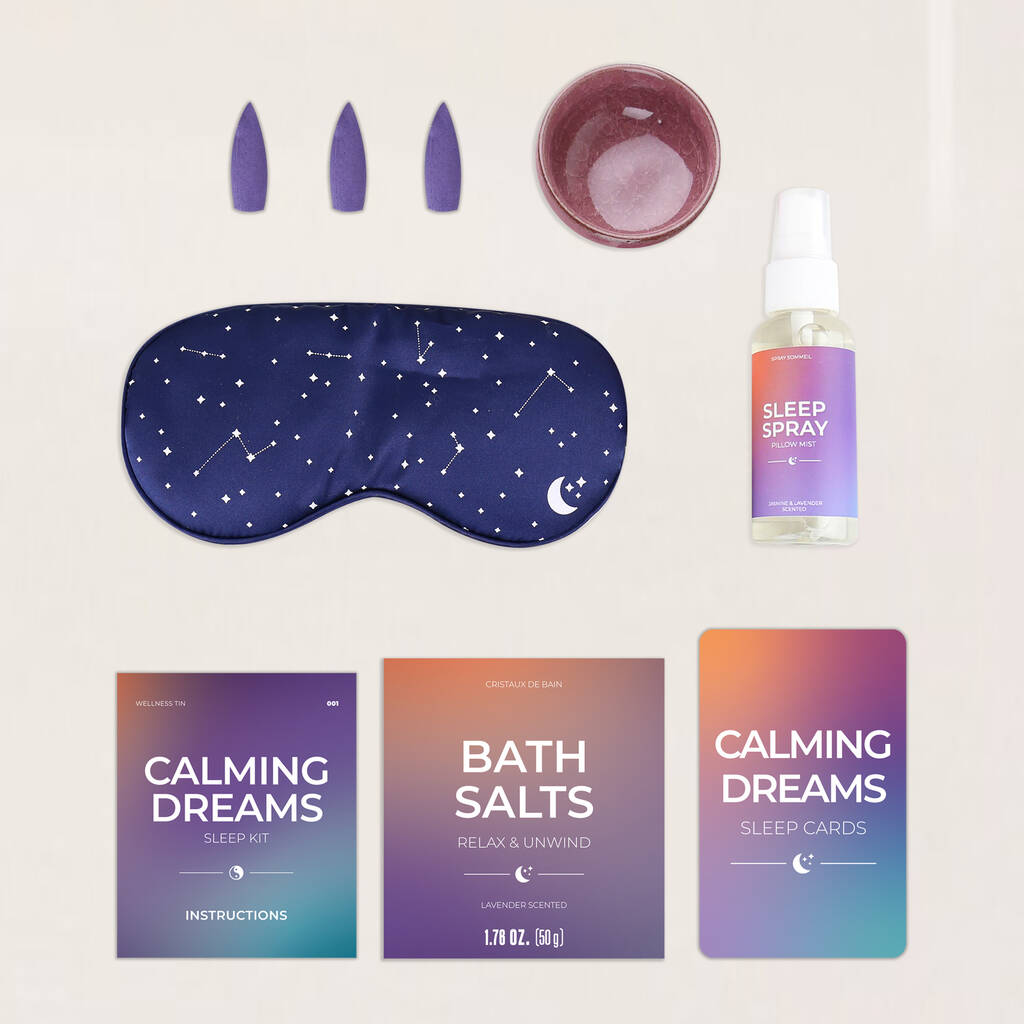 'CALMING DREAMS' Wellness Kit (Sleep support)