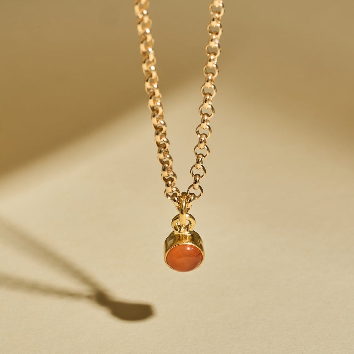 The 'Sunburst' Gold Carnelian Bracelet