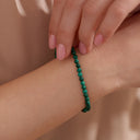 Malachite crystal bracelet 