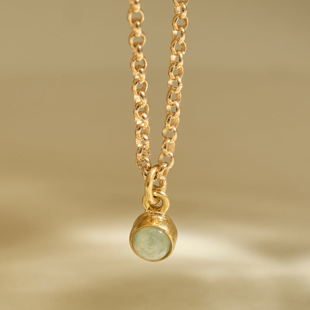 The 'Sunburst' Gold Aquamarine Bracelet