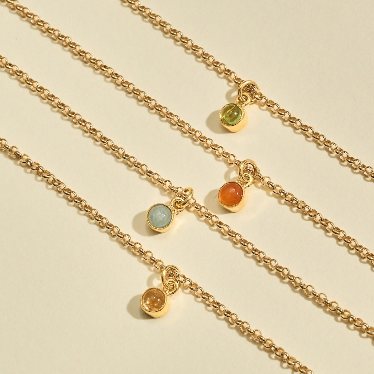 The 'Sunburst' Gold Aquamarine Bracelet