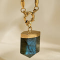The 'Malin' Labradorite Gold Necklace | Protection | Inner Strength | Transformation