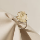 authentic libyan desert glass ring 