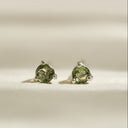 Genuine Awaken Moldavite studs 