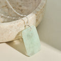 Aquamarine silver necklace